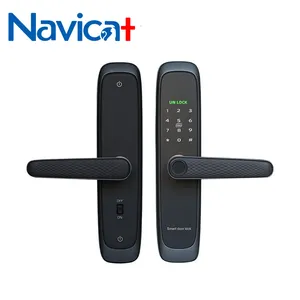Navicat Home Security Outdoor Waterproof Electronic Digital WIFI Tuya TTLock App Password Biometric Fingerprint Smart Door Lock