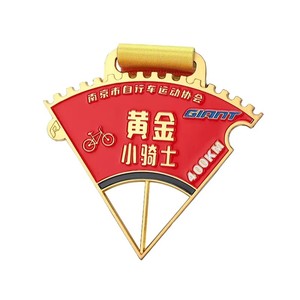 Hot Bán Kim Loại 3D Thể Thao Đua Cưỡi Xe Đạp Đi Xe Đạp Giá Rẻ Tùy Chỉnh Giải Thưởng Đi Xe Đạp Huy Chương Với Ribbon - Product Image 4