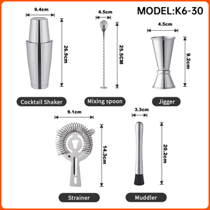 Giá rẻ bán buôn tùy chỉnh barware <span class=keywords><strong>Bar</strong></span> công cụ 800ml vàng Boston thép không gỉ Cocktail Shaker Bộ bartender - Product Image 2