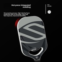 Raquette de pickleball en fibre de carbone T700, 16 mm, pressée à chaud, légère, 41,5 x 18,8 cm, 227 g, pour hommes et femmes