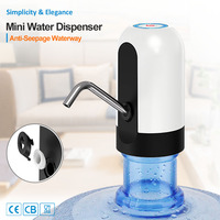 Pompe Distributrice d'Eau Automatique Mini Portable Électrique Instantanée avec Recharge USB Type-C pour Bouteille de 5 Gallons