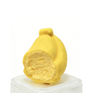 Glace en bâtonnet saveur banane en forme de fruit 3D, directement de l'usine, pop-corn glacé viral et tendance sur internet, collation exotique Halal 75g - Product Image 5