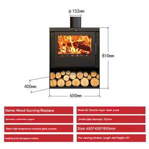Notre poêle est doté de portes sécurisées et d'un design stable pour votre tranquillité d'esprit - Product Image 3