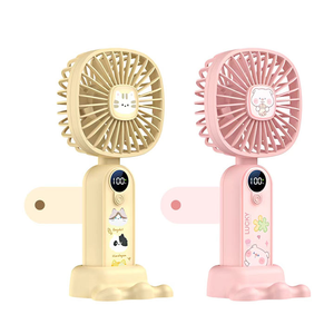 Altamente recomendado Mini ventilador portátil recargable amarillo <span class=keywords><strong>aire</strong></span> acondicionado ventilador de refrigeración comercial Usb de mano - Product Image 2