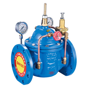 YueMeiTe Pressure Reducing Valve DN100 PN16 Pilot Operated For Water Supply Pipeline Control - Product Image 3