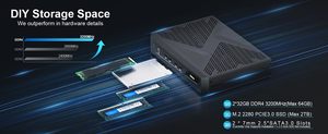 Potente Mini PC Gaming Desktop Computer con Intel 13th Gen <span class=keywords><strong>I7</strong></span> <span class=keywords><strong>13700H</strong></span> y NVIDIA RTX3050 4K 3 Display NVME DDR4 Nuevo y original - Product Image 4