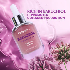 Venta al por mayor de Navidad 30ml suero de reparación para el cuidado facial antienvejecimiento Etiqueta Privada Bakuchiol blanqueamiento y plumping características forma líquida - Product Image 4