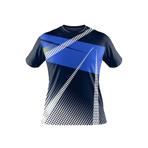 Kualitas tinggi 100% poliester kain sublimasi bernapas cepat kering kosong seragam tenis latihan Jersey tenis - Product Image 4