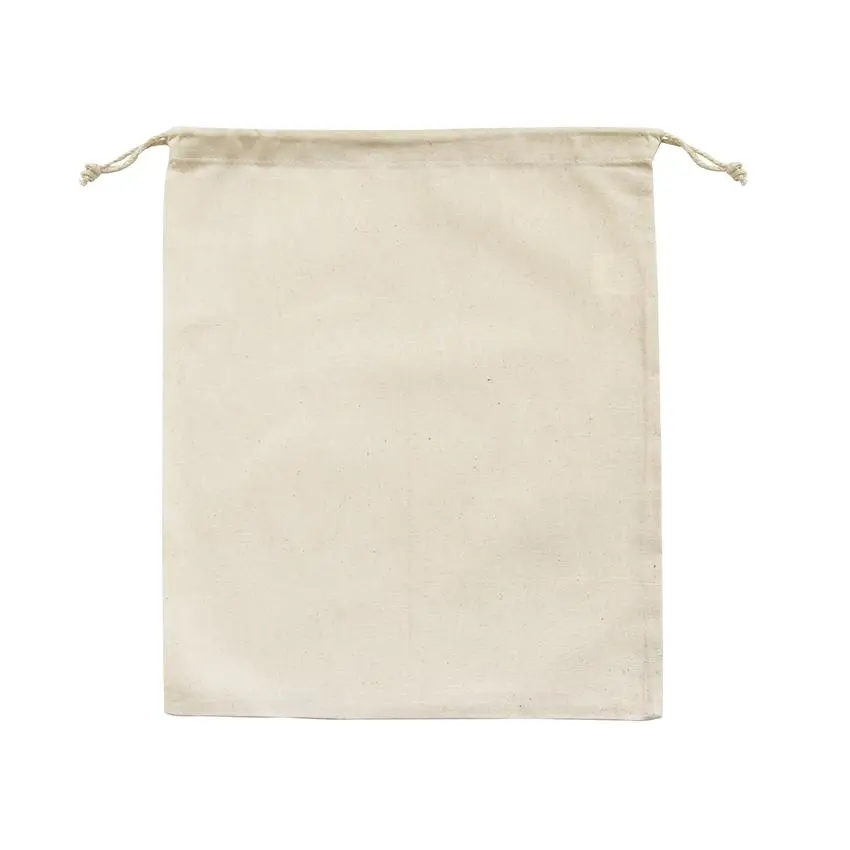 Bolsa de cordão de presente, bolsa de cordão natural reutilizável com grande cordão caligo preto maleta de presente com logotipo