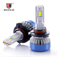 Ampoules de phare LED mini haute puissance Y1-9005, nouveau design, système d'éclairage automobile Plug and Play, HB3 6500k, température de couleur aluminium