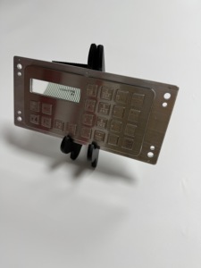 Kim loại công nghiệp bàn phím với màn hình <span class=keywords><strong>LCD</strong></span> hiển thị và chức năng phím IP65 bảo vệ lớp cho nhiên liệu Dispenser ATM kiosk máy - Product Image 2