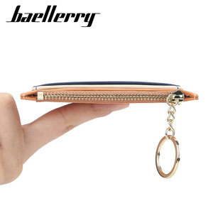 กระเป๋าใส่บัตรผู้หญิง Baellerry หนัง PU กระเป๋าใส่เหรียญแบบมีซิป ขนาดเล็กบาง ใส่บัตรเครดิต ใช้ได้ทุกวัน - Product Image 2