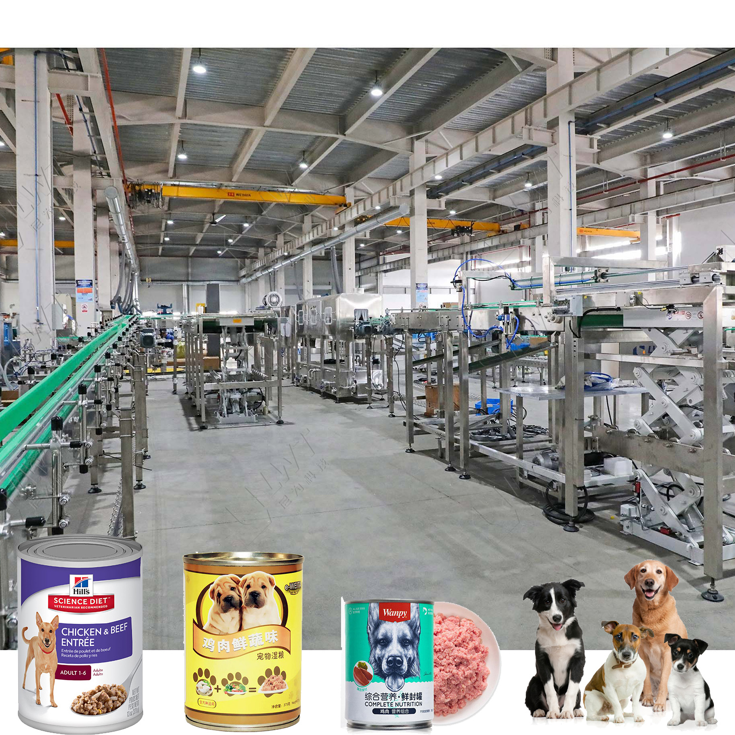 máquina de hacer comida de mascotas de alta capacidad: