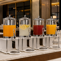 Distributeur de boissons froides de luxe pour buffet, restaurant, traiteur, distributeur de jus de table, distributeur de boissons commercial