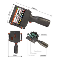 Impresora de Inyección de Tinta Portátil Willita 620-2C de 5 cm y 50,8 mm, Codificador de Códigos de Barras para Cajas de Cartón