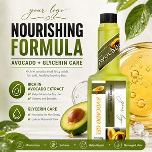 Gel Coiffant Texturisant Unisexe à l'Avocat Tenue Moyenne Sans Alcool pour Cheveux Naturels – Offre Spéciale - Product Image 3
