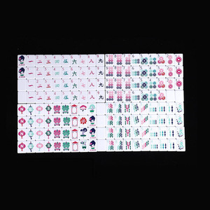 Family Entertainment American <b>Mahjong</b> Tiles 4-Player Western <b>Mahjong</b> Game <b>Set</b> Black Single-Layer Custom <b>Mahjong</b> <b>Set</b> - Product Image 3