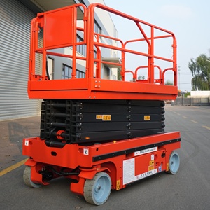 Suministro de fábrica <span class=keywords><strong>Plataforma</strong></span> elevadora de tijera telescópica de elevación automática móvil para reventa a granel - Product Image 1