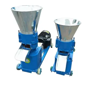 Mini Pellet Mill Making Machine Used/New Home Use Plant Processing Floating Fish Poultry Animal Food Grass Chopper Mini Pellet