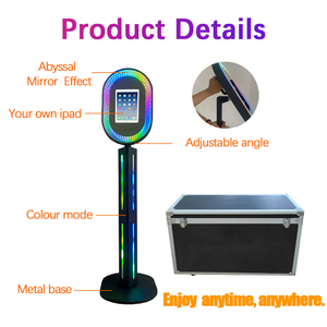 2025 plus récent Selfie Magic Mirror Photomaton pour iPad 12.9 DLSR Salsa <span class=keywords><strong>Videobooth</strong></span> pour les fêtes de mariage - Product Image 3