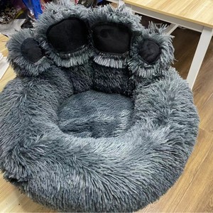 Coussin pour chien en forme de patte, 55cm 65cm 80cm 100cm, lit doux pour chien, tapis de sommeil confortable pour toutes les saisons - Product Image 3