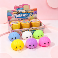 Juguete Sensorial Interactivo Pop Bubble con Forma de Bollo al Vapor, Juguete Antiestrés Kawaii con Burbujas para Aliviar el Estrés