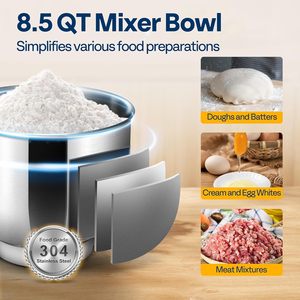 Mélangeurs sur socle pour cuisine domestique, personnalisables en usine, avec bol en SUS304 de 6.5L, 7L, 8L, 10L - Product Image 4