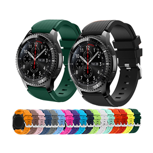 Cinturino in silicone da 22 mm per <span class=keywords><strong>Samsung</strong></span> <span class=keywords><strong>Galaxy</strong></span> Gear S3 - Product Image 1