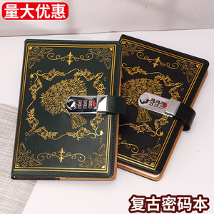 สมุดบันทึกไดอารี่แบบมีล็อค A5 พร้อมโลโก้สั่งทำ  หนังสือรหัสภาษาดอกไม้ข้ามพรมแดน  สไตล์น่ารัก  เข้าเล่มแบบเย็บกาว  สมุดบันทึกนักเรียน - Product Image 2