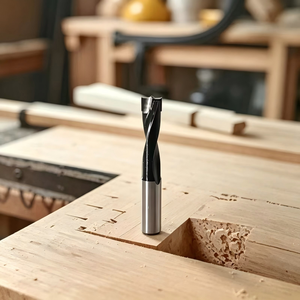 Broca de Carburo de Tungsteno para Aglomerado/MDF para Uso en Máquinas CNC, Acabado de Óxido Negro, Longitud <span class=keywords><strong>Total</strong></span> 70 mm - Product Image 1