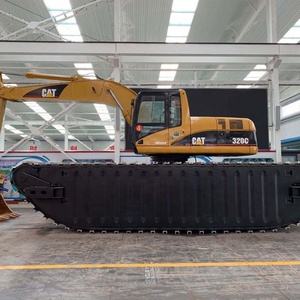 Excavadora Anfibia CAT320C Usada con Pocas Horas de Trabajo, con Flotador Grande, CAT330D 320CL 320BL, Bien Mantenida, en Stock - Product Image 5