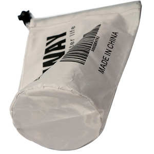 Bolsa con cordón de poliéster 210D de nailon personalizada para almacenamiento al aire libre con fondo redondo - Product Image 4