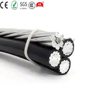 Aluminium ABC Cable Aerial Bundled Overhead 4*25 4*35 4*50 4*70 4*95 4*120 mm 2 mm