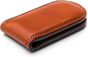 Cash Clip Purse Money Holder Luxury High Quality Open Foldable Laser Blank Microfiber <b>Synthetic</b> <b>Leather</b> Money Clip for Unisex - Product Image 4