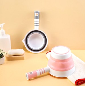 New Product Household Items 10L Foldable Barrel Fold <b>Storage</b> <b>Bin</b> Organizer for Clothes Collapsible Water Bucket - Product Image 6