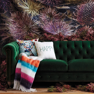Set di Divani Chesterfield in Velluto di Lusso, Design Moderno, Colore Personalizzabile, Arredamento per <span class=keywords><strong>Soggiorno</strong></span>, 2 Anni di Garanzia per Ville e Scuole - Product Image 3