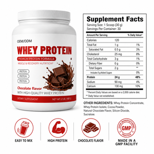 Poudre de chocolat riche en protéines avec concentré et isolat de lactosérum, 30g par portion, formule nutritionnelle – Fournisseur d'usine - Product Image 2