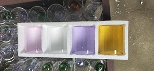 Fabricant de pot de bougie en verre Borosilicate en rose clair jaune Lalic, récipient de bougie en verre résistant à la chaleur de haute qualité - Product Image 4