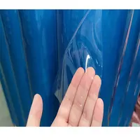 Özelleştirilmiş süper yumuşak plastik şeffaf Film ambalaj şeffaf vinil Shrink sac sarma PVC rulo levha filmleri