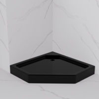 Neo-angel baki Shower akrilik putih, nampan pembuangan untuk kamar mandi, bentuk berlian Modern