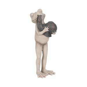 Figura decorativa de rana y caracol abrazándose, estatua de resina para jardín, decoración exterior, porche, patio trasero. - Product Image 2