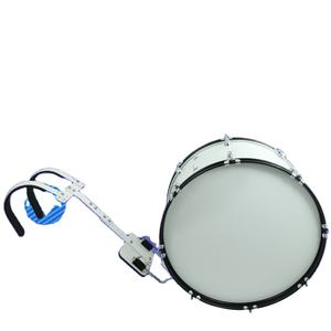 Big Drum School Students Populariser Instruments de musique <span class=keywords><strong>Band</strong></span> <span class=keywords><strong>Marching</strong></span> Waist Drum Gongs Tambours Têtes de peau de vache Bois d'érable - Product Image 4