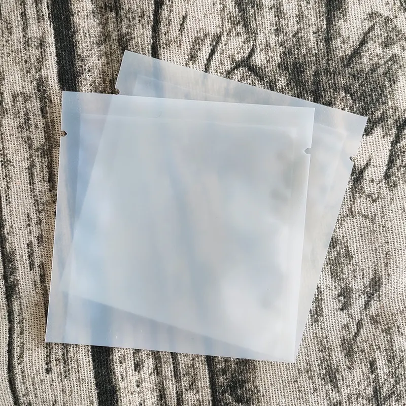 Saco plástico biodegradável com base em pla, saco de embalagens ecológicas para shampoo bar/sabonete