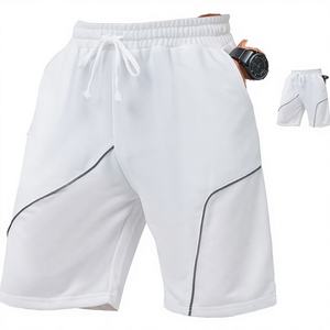 Pantalones Cortos Deportivos Brad Casuales con Diseño Sólido, Reflectantes, Impermeables, Antiarrugas, Transpirables, de Secado Rápido, Elásticos para Correr de Noche - Product Image 3