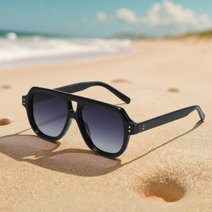 Nouvelles Lunettes de Soleil Polarisées Rétro Tendance Pilote d'Été de Haute Qualité avec Verres TAC UV400 et Monture en PC – Protection Solaire Optimale - Product Image 2