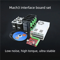 Kit de commande de machine CNC 4N Nema 34 76mm avec moteur pas à pas DC et driver DM860H+ hybride 2 phases 350W 48V pour fraisage