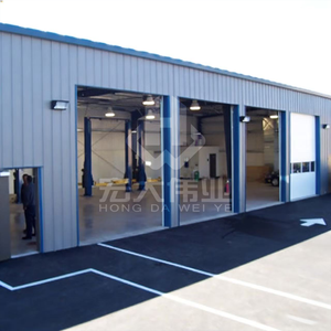 Entrepôt en acier moderne, structure robuste, résistant aux hautes températures, hauteur de 4 m, conception personnalisée, certifié ISO9001, préfabriqué - Product Image 2