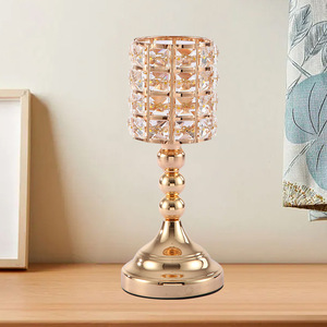 Bougeoirs en or, prix de gros, bougeoirs faits à la main, lanternes, pots à bougies, bougeoir en métal - Product Image 3