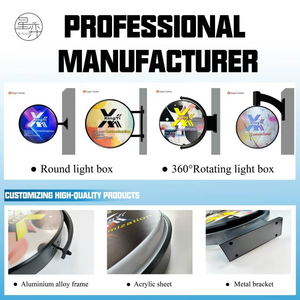 Giá nhà máy bán buôn hộp đèn tròn ngoài trời với <span class=keywords><strong>in</strong></span> logo hai mặt để quảng cáo - Product Image 6