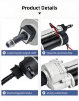 Moteur transaxle LINIX 24V 180W PMDC pour scooter électrique, axe arrière de voiturette de golf et voitures pour personnes âgées, faible bruit